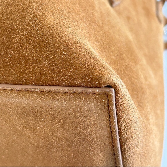Little Liffner Sprout Tote Mini Chestnut Suede - Picture 14 of 15